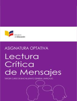 Libro de lectura crítica de mensajes de 3 BGU resuelto (2024) – Descargar en PDF