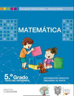 Libro de matemáticas de 5 EGB resuelto (2022) – Descargar en PDF