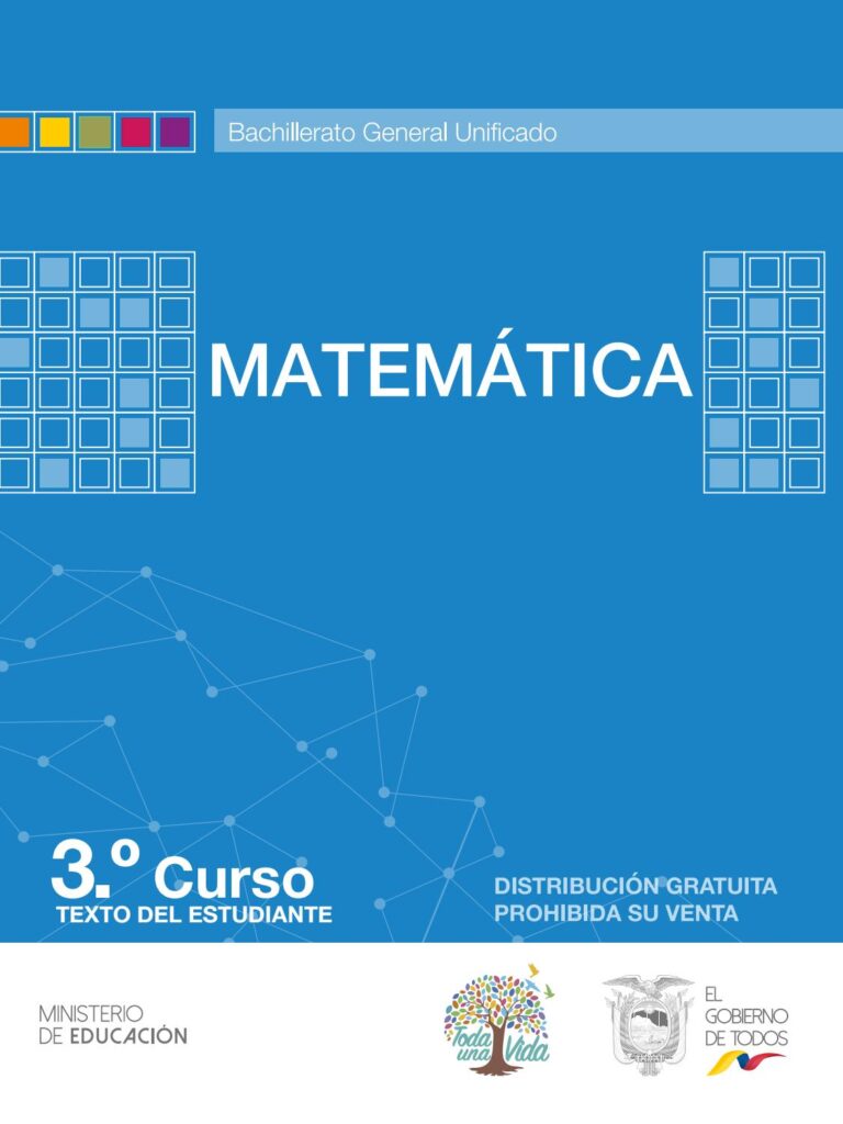 Libro de matemáticas de 3 BGU resuelto (2024) – Descargar en PDF